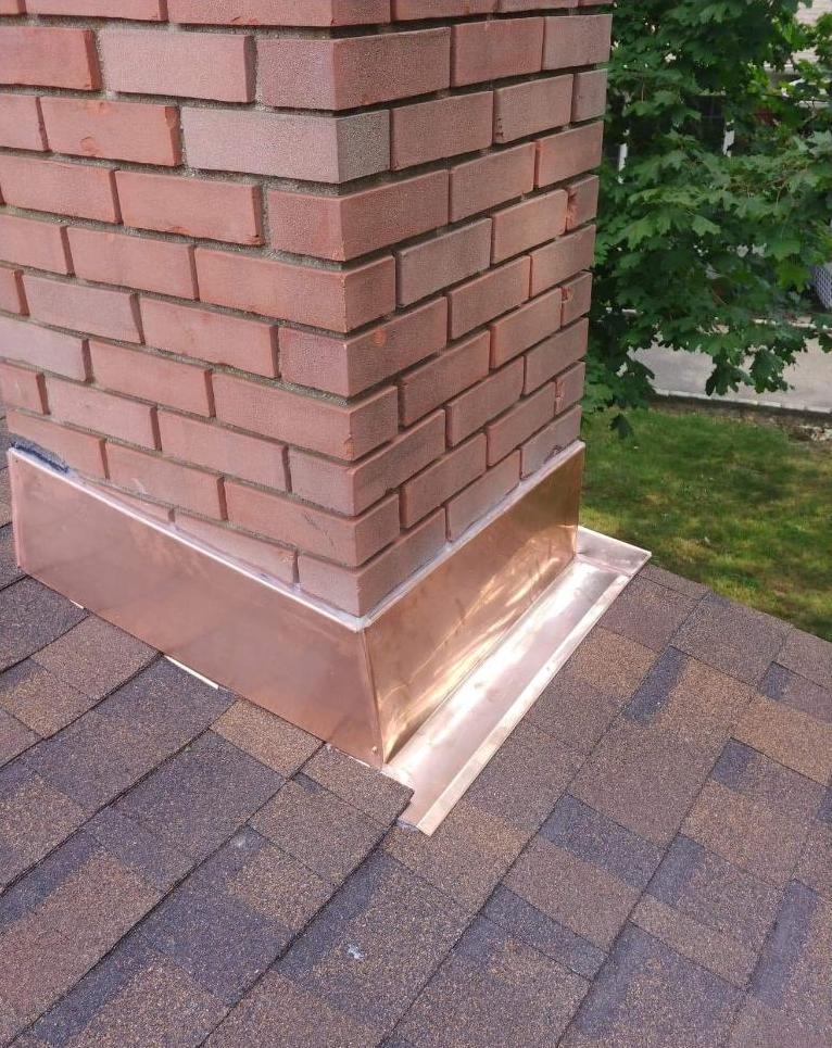 copper protection chimney